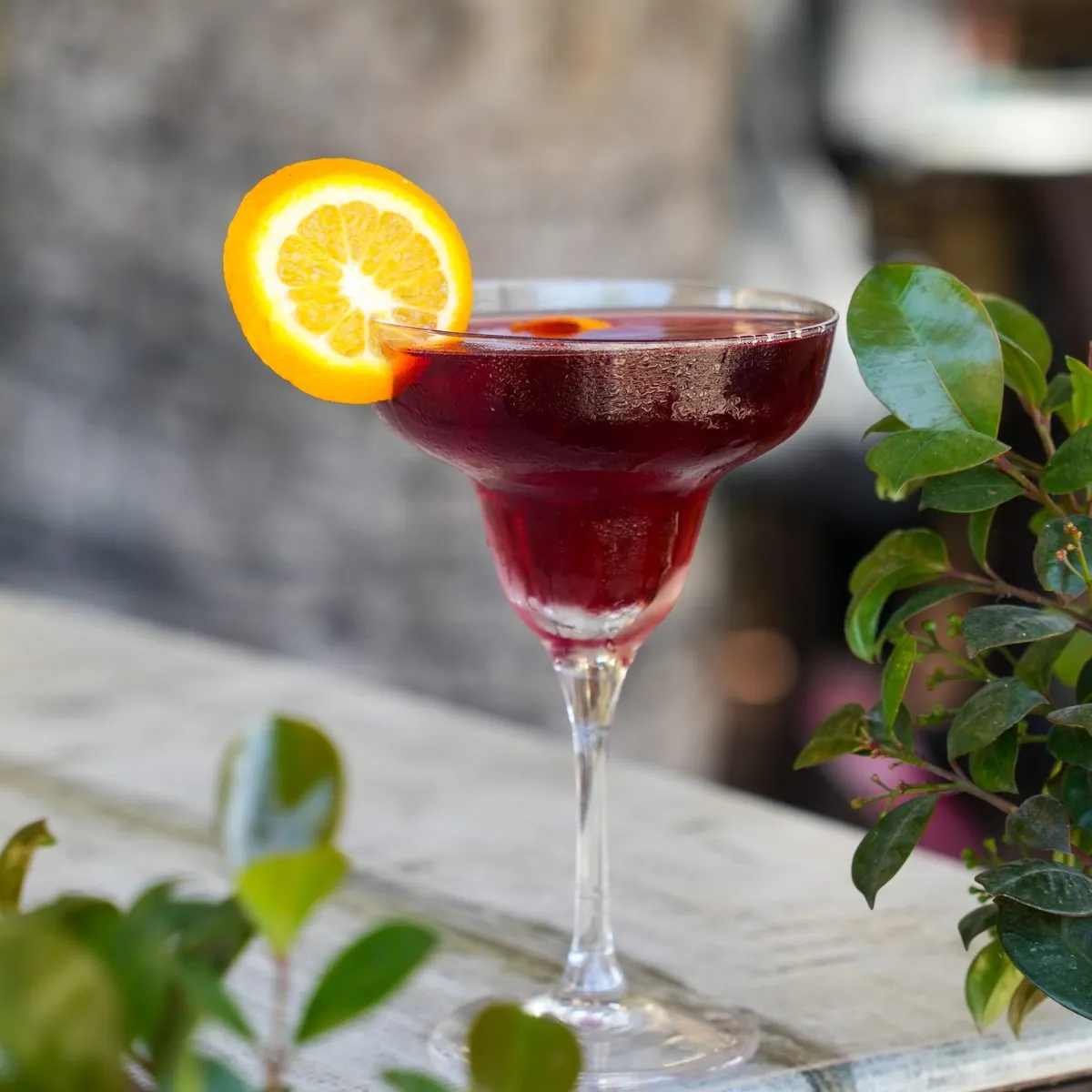 House cocktail served on the terrace